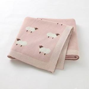 Manta <span class=keywords><strong>de</strong></span> punto 100% algodón, diseño <span class=keywords><strong>de</strong></span> hojas secas, anti-bolitas, antiácaros, ligera, para sofá, para todas las estaciones - Product Image 3