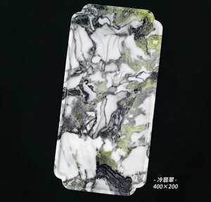 Jadeíta fría, una piedra natural de lujo, es una mujer hermosa <span class=keywords><strong>y</strong></span> afortunada con una bandeja de té de estilo chino. - Product Image 1