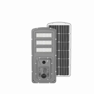 Lampione Solare Integrato in Alluminio con Sensore Radar per Esterni 70w 80w 90w 100w Kit Solare Tutto in Uno - Product Image 2