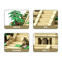 Wange 6225 Nuevo Modelo Arquitectónico en Miniatura de Madera, Monumento Mundial, Bloques de Construcción DIY para Niños, Mejor Idea de Regalo