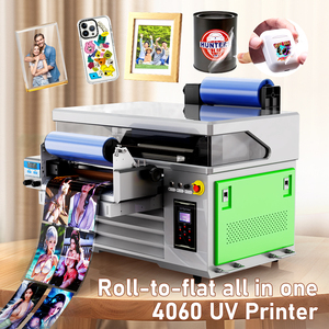 Digital UV Led 4060 Roll to Roll Uv Dtf Sticker Printing Printer XP600 Printhead 14.9 Inch Cold Label AB Film Inkjet Printer - Product Image 2