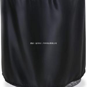 Funda para mesa redonda de exterior, tela Oxford 420D, impermeable, para muebles de patio junto a la piscina, diseño contemporáneo, base con pedestal - Product Image 4