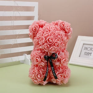 Orso rosa artificiale orso rosa per il compleanno - Product Image 4