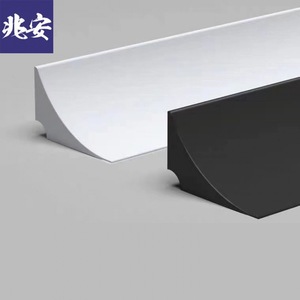 Bande d'étanchéité pour bord de lavabo de salle de bain 6,0x2,0 cm en PVC, accessoire de comptoir anti-eau au design minimaliste - Product Image 1
