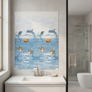 Suministro de materiales de construcción 300x600mm esmaltado 3D baño Baño azulejos de pared de porcelana 30x60cm 12x24 mayorista de cerámica - Product Image 6