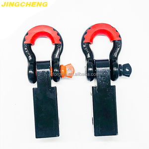 Sartiame <span class=keywords><strong>gancio</strong></span> di <span class=keywords><strong>traino</strong></span> ricevitore a vite zincato perno D grillo forgiato arco grillo pesante fuori strada tirante rosso Made in China - Product Image 5