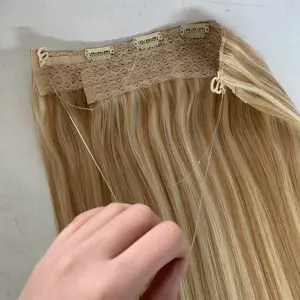 Hot Selling Cuticle Aligned Flip Weft Clip In Hair Human Hair Extensions High Quality Raw Virgin Remy Hair Wholesale