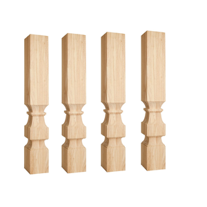 Soporte de poste de Isla de armario de cocina para mesas, armarios de islas, columna de mesa duradera fuerte, patas decorativas de madera maciza - Product Image 4