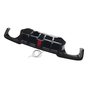 Lèvre arrière pour Série 5 F10 2011-2016, en PP illuminé, pièce de rechange automobile, noir brillant - Product Image 2