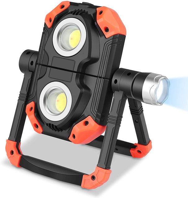 LED Work Light USB Rechargeable COB Super Bright Portable Waterproof for Emergency Rescue Earthquake Camping Work Light