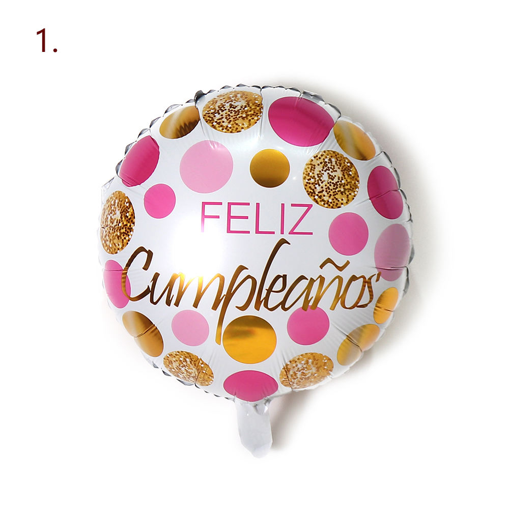 ลูกโป่งฟอยล์ Feliz Cumpleaños 1