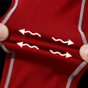 Conjunto Deportivo MERITORIOUS INTERNATIONAL para Hombre, Camiseta de Compresión de Manga Larga Roja y Pantalones, Tejido de Secado Rápido, 65% Bambú Carbono - Product Image 4