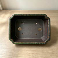 Pot à succulentes, jardinière de fenêtre, pots à bonsaï en argile violette Yixing, pot rectangulaire en céramique émaillée, pot classique pour herbes, pot à fleurs, pots pour arbres