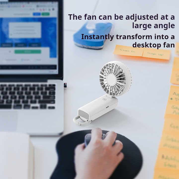 Fans cooler  100-Wind-Speeds for camping Hand  Neck Small Fan Handheld Super-Mute High Wind Power outdoor Turbo Fan