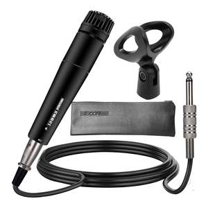 Micrófono de Mano Dinámico Cardioide de 5 Núcleos con Conector XLR para Cantar Karaoke, Uso Profesional de Audio - Product Image 1