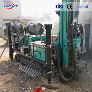 מכונת קידוח בארות מים פנאומטית הידראולית זחלית עם הרמה בגז, סירקולציה הפוכה של אוויר ומערכת בקרה מרחוק - Product Image 4