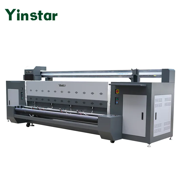 Yinstar Digital Fabricante de impressora têxtil bandeiras cinto pano máquina de impressão por transferência por sublimação