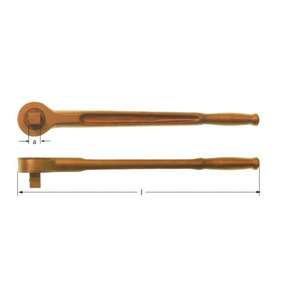 AMPCO - CE5000B <b>Ratchet</b>, Beryllium Copper (metric) - EAN 7630027446937 NON-SPARKING <b>RATCHETS</b>, <b>SOCKETS</b> AND IMPACT <b>SOCKETS</b> - Product Image 1