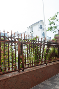 Panneaux de clôture haut de gamme en fer forgé, écologiques, avec cadre galvanisé et peint, modélisation 3D, pour villa, jardin, résidence - Product Image 2