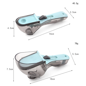 Hot Saling Plastic Adjustable <b>Measuring</b> <b>Spoon</b> with Adjustable Scale Level Kitchen Metering <b>Spoon</b> - Product Image 3