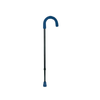 Canne de marche réglable pour personnes âgées, en aluminium de haute qualité, noire, fournitures de réadaptation thérapeutique, canne pliable portable
