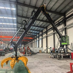 รถเครนยกตู้คอนเทนเนอร์แบบติดตั้งบนโครงเหล็กหมุนได้ 360 องศา °   รถบรรทุกติดเครนแบบแขนยืดหดได้ - Product Image 3