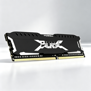 PUSKILL KillX DDR4 โมดูลหน่วยความจำ RAM สำหรับเดสก์ท็อป ดีไซน์ฮีทซิงค์สีดำ ประสิทธิภาพสูงสำหรับเล่นเกม 8GB 16GB 2666MHz 3200MHz - Product Image 2