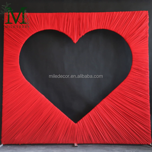 Marco de Metal para Fotomatón con Diseño de Corazón Rojo Romántico, Accesorios para Fiestas, Decoración para Eventos y Bodas - Product Image 2