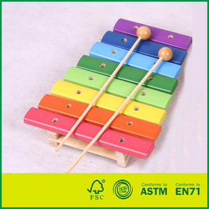 Mini Piano Xilófono de Madera de 12 Teclas Arcoíris, Juguete - Product Image 4