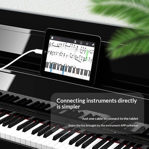 Câble adaptateur OTG universel pour pianos numériques Yamaha, batterie électronique <span class=keywords><strong>Roland</strong></span>, claviers <span class=keywords><strong>MIDI</strong></span>, tablettes - Câble <span class=keywords><strong>MIDI</strong></span> <span class=keywords><strong>USB</strong></span>-A <span class=keywords><strong>USB</strong></span>-C - Product Image 2