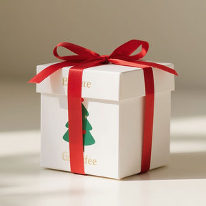 Cajas de cartón rígidas de lujo personalizadas, tapa de regalo y base <span class=keywords><strong>para</strong></span> fiesta de dama de honor, caja de papel de regalo de Navidad con lazo de cinta - Product Image 2