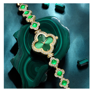 Reloj de pulsera de cuarzo con diamantes de lujo para hombre, estilo hip hop, con números arábigos DFS12 - Product Image 2