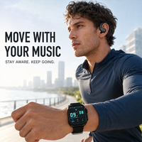 XTAURI YX14 Smart Watch Set 12 in 1 Kit Smartwatch Earphone Nirkabel Mode Multi Olahraga Panggilan BT Smart Watch untuk Android IOS