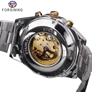 <span class=keywords><strong>Orologio</strong></span> Automatico Scheletrato <span class=keywords><strong>da</strong></span> Uomo Forsining, Orologi Meccanici Scheletrati Dorati, Grandi Orologi <span class=keywords><strong>da</strong></span> <span class=keywords><strong>Polso</strong></span> <span class=keywords><strong>Vintage</strong></span> di Lusso in Acciaio Inossidabile per Uomo - Product Image 6