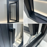 Ventana Corredera de Aluminio Moderna con Doble Vidrio Templado, Aislamiento Térmico y Antichoque, Certificación NFRC Americana