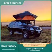Zentopia Hartschalen Wasserdichtes Vier-Jahreszeiten-Dachzelt Schnell Aufklappbares Faltbares Auto-Dachzelt für SUV Offroad-Camping