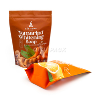 Aangepaste Stand-Up Pouch Fabriek Directe Beveiliging Ziplock Tas Waterdichte Plastic Verpakking Voor Zeep Oem Odm Leverancier