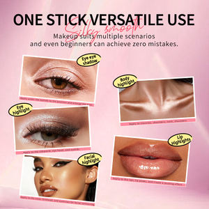 Pensil <span class=keywords><strong>Eyeshadow</strong></span> Stick Metalik Glitter Shimmer Tahan Air Pigmentasi Tinggi Label Pribadi - Product Image 5