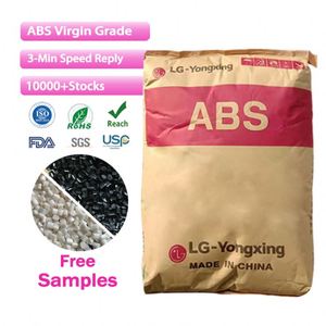 Gránulos de Resina ABS Negra Virgen de Alto Brillo SY LG para Componentes Electrónicos/Eléctricos, Resistentes a Altas Temperaturas y al Fuego - Product Image 1