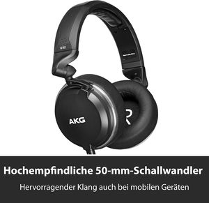 Auriculares de Monitoreo Profesionales Cerrados <span class=keywords><strong>AKG</strong></span> <span class=keywords><strong>Pro</strong></span> Audio K182 con Cancelación Activa de Ruido (ANC) - Product Image 6