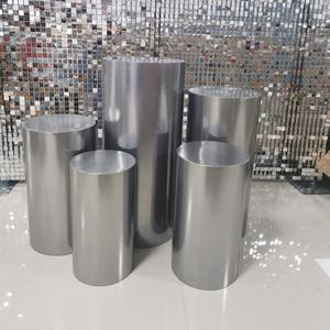Chất lượng cao trang trí đám cưới kim loại vàng trắng bánh đứng hiển thị xi lanh <span class=keywords><strong>plinths</strong></span> Bộ Vòng <span class=keywords><strong>plinths</strong></span> thiết lập cho Đảng trang trí - Product Image 4