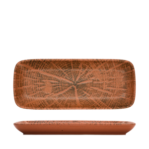 Piatto Piatto in Terracotta Forest 29x12cm con Design Astratto - Product Image 3