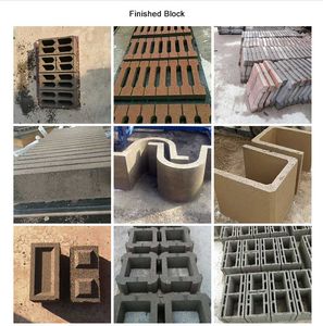 เครื่องทำบล็อกคอนกรีตซีเมนต์ขนาดเล็กแบบประสานอิฐบล็อกเครื่องยนต์ดีเซลซีเมนต์กลวง - Product Image 3
