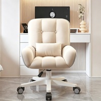 Chaise mobile rotative de luxe au design nordique moderne avec certification CE européenne - Chaise de bureau pour hôtel, appartement