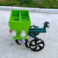 Vente chaude Micro Motoculteur Planteur Cultivateur Semoir Engrais Blé Maïs Soja Planteur Petit Tracteur Semoir