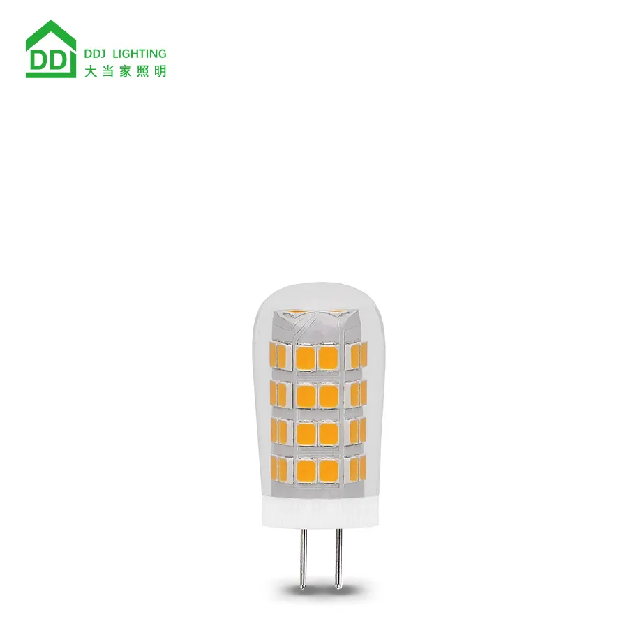 Hot selling G4 LED Bulb 4W 400lm 12VAC/DC 120V 220V 2700K Warm White 40 watt Halogen Equivalent Non dimmable