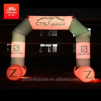 Arche gonflable géante publicitaire extérieure personnalisée, imperméable, avec éclairage LED, à vendre