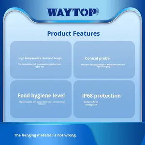 Peralatan Pengisian Minuman Waytop Sauce, Pengukur <span class=keywords><strong>Level</strong></span> Cairan Kapasitif Tahan Suhu Tinggi, Material Stainless Steel - Product Image 3