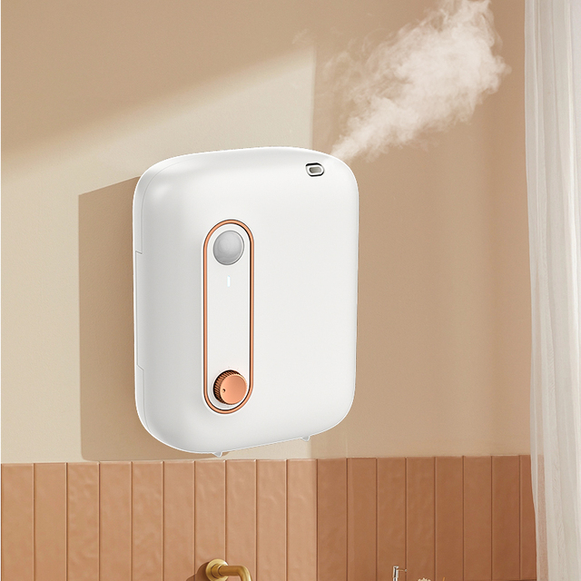Plug-in Human Sensor Mini Wall Mount Water-less Oil Aroma Sprayer Smart App-Controlled Diffuser Household 101-200ml Capacity
