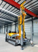 Foreuse hydraulique sur chenilles à moteur diesel pour puits profonds, prix usine